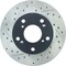 Centric Parts Sport Drilled/Slotted Brake Rotor, 127.40056R 127.40056R - alternate 1